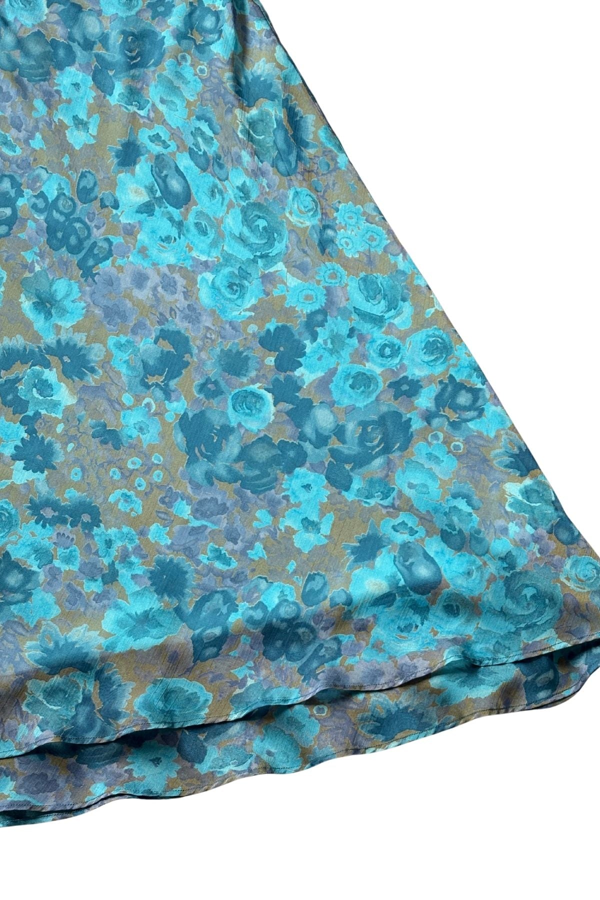 Collections by Classique blue watercolour flowers flowy skirt, 16