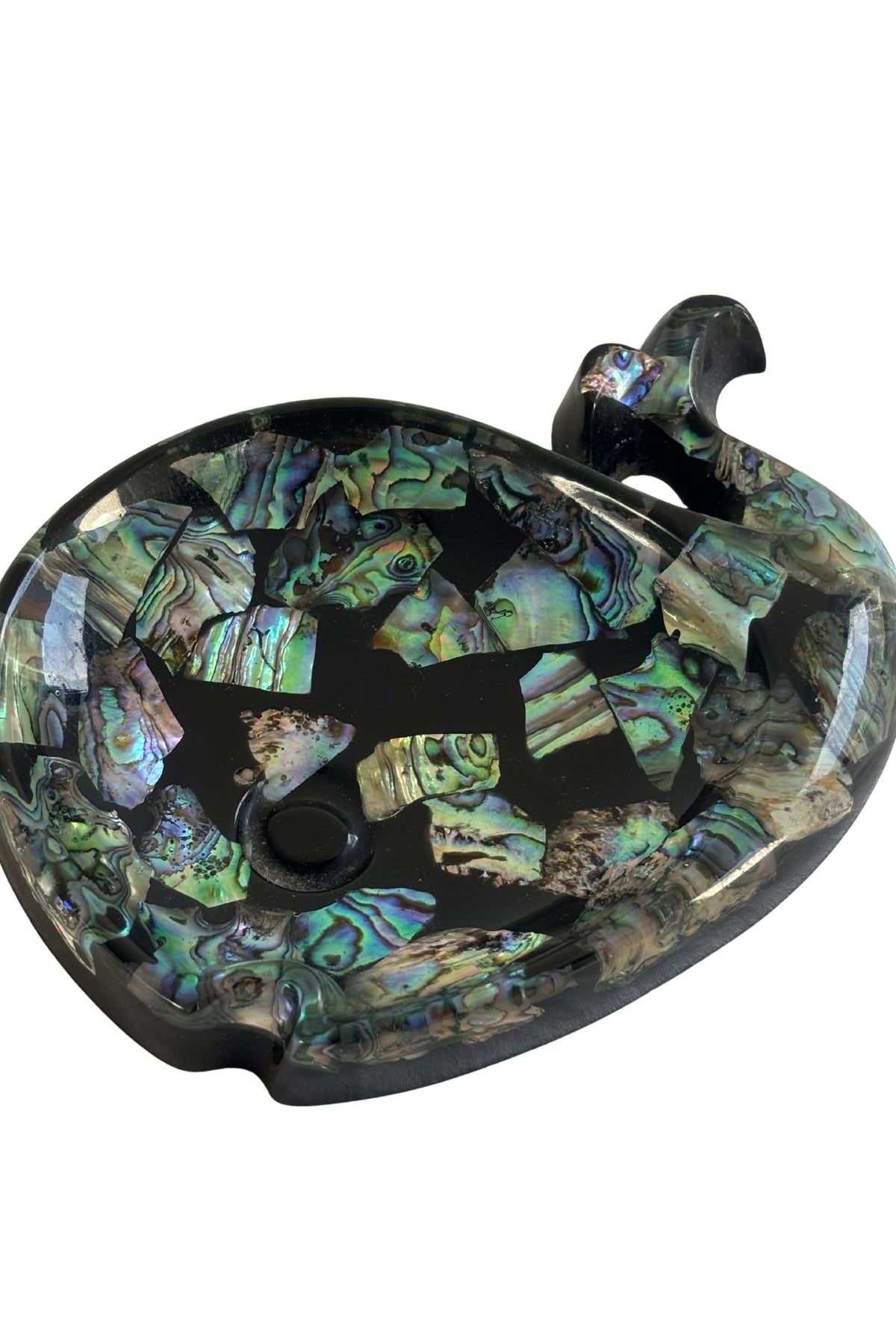 Paua shell whale ash tray