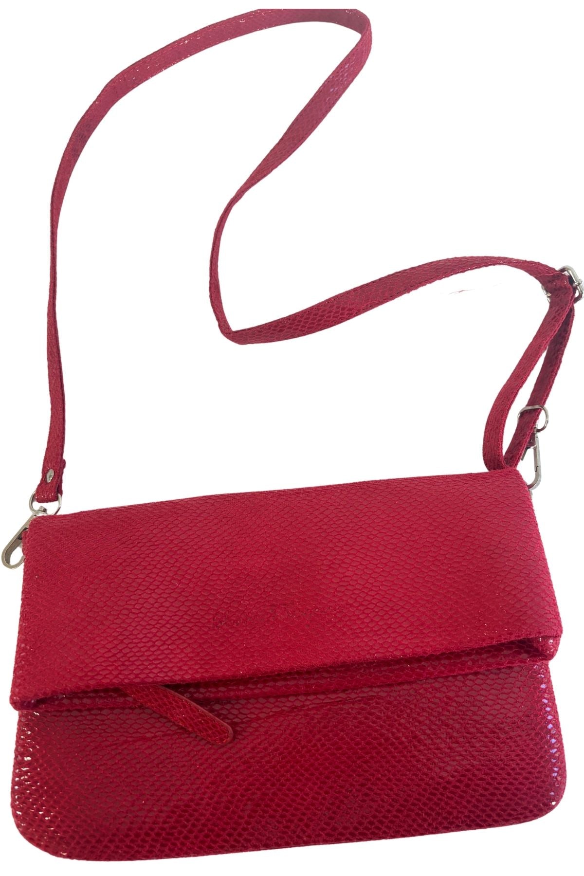 Vintage Salvatore Ferragamo cherry red cross body bag