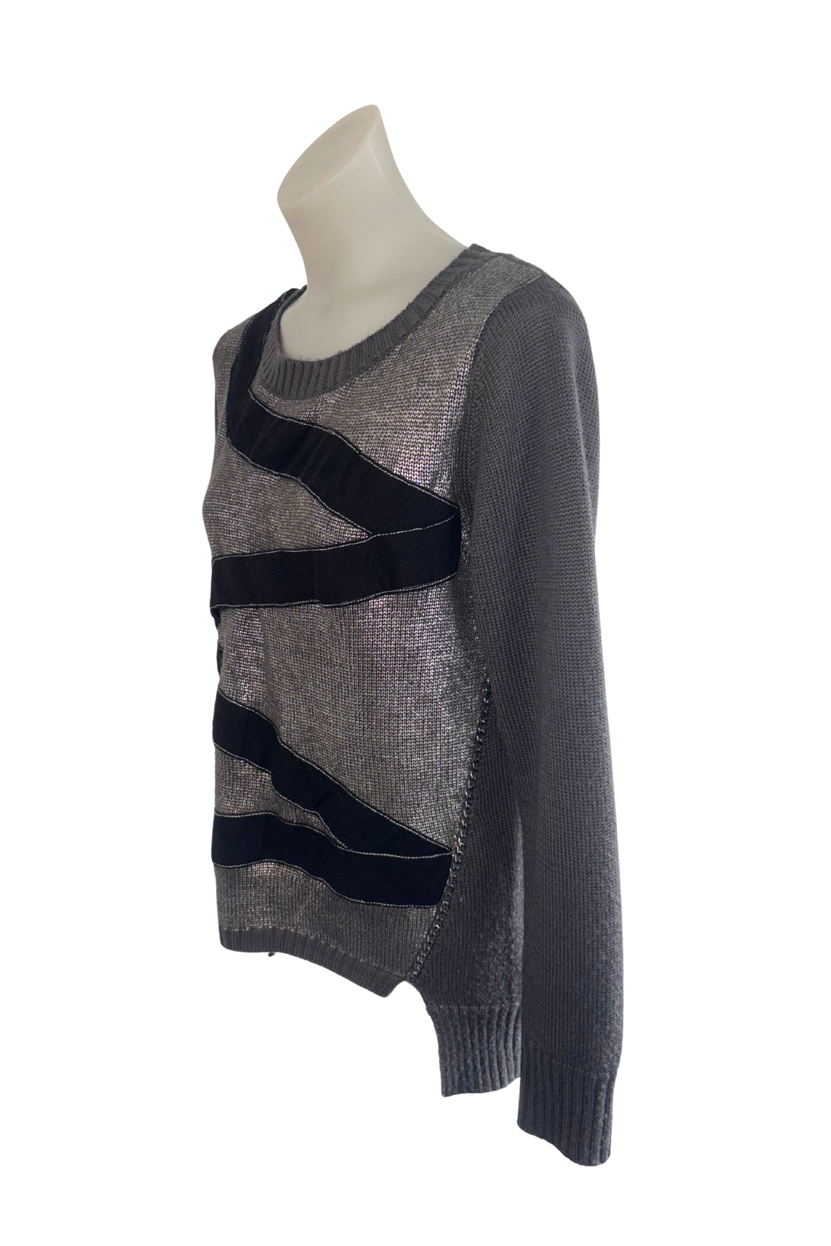 Fate sparkly silver knit jumper, 12