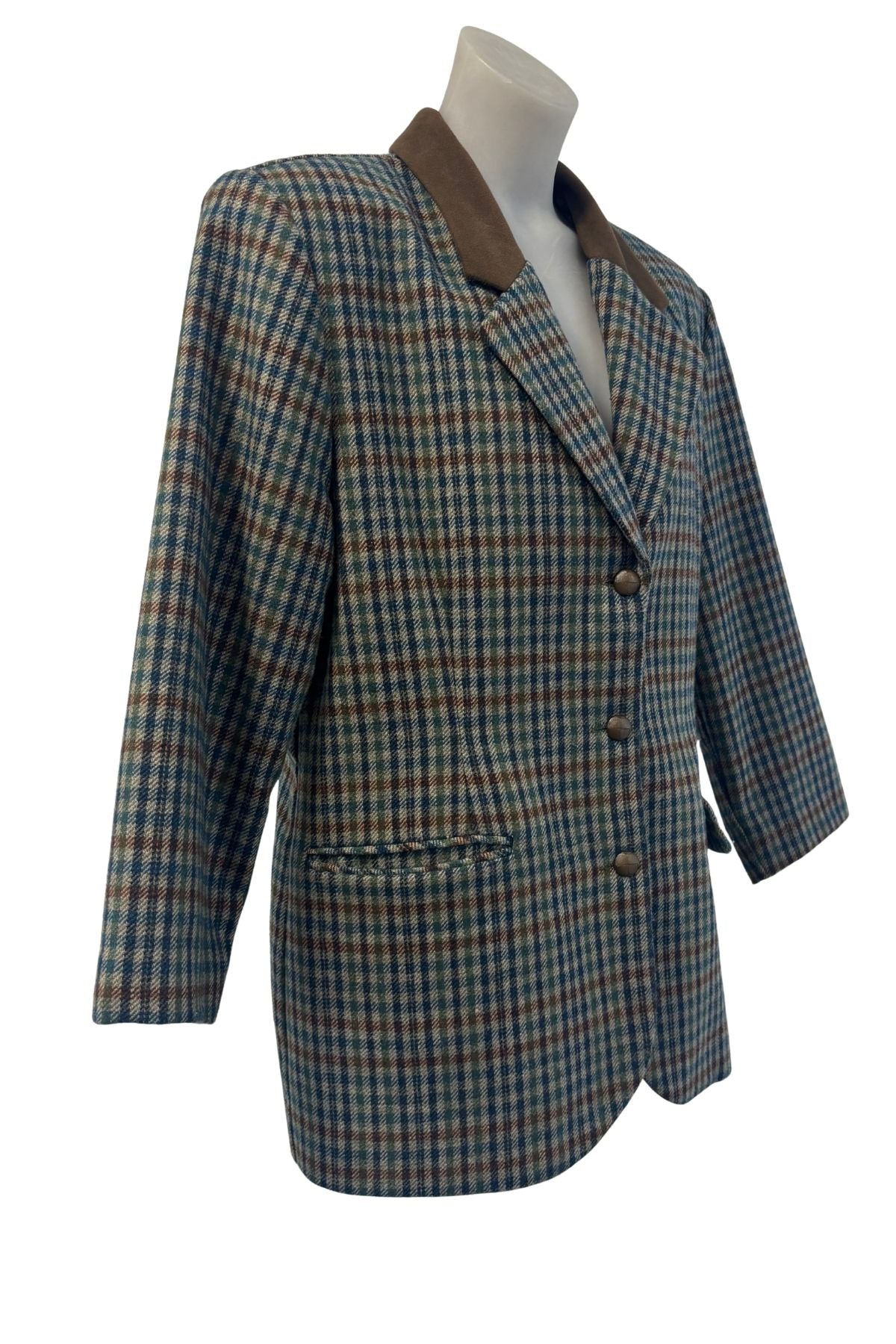 Vintage Classique NZ made tweed blazer, 16