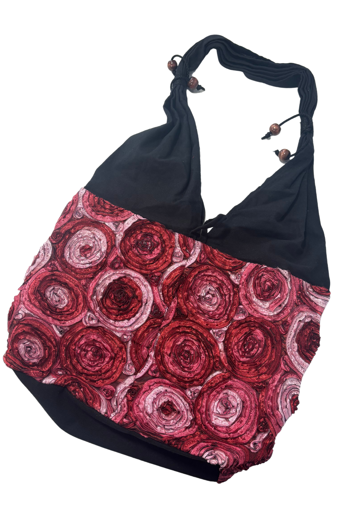 Rose pink fancy tote