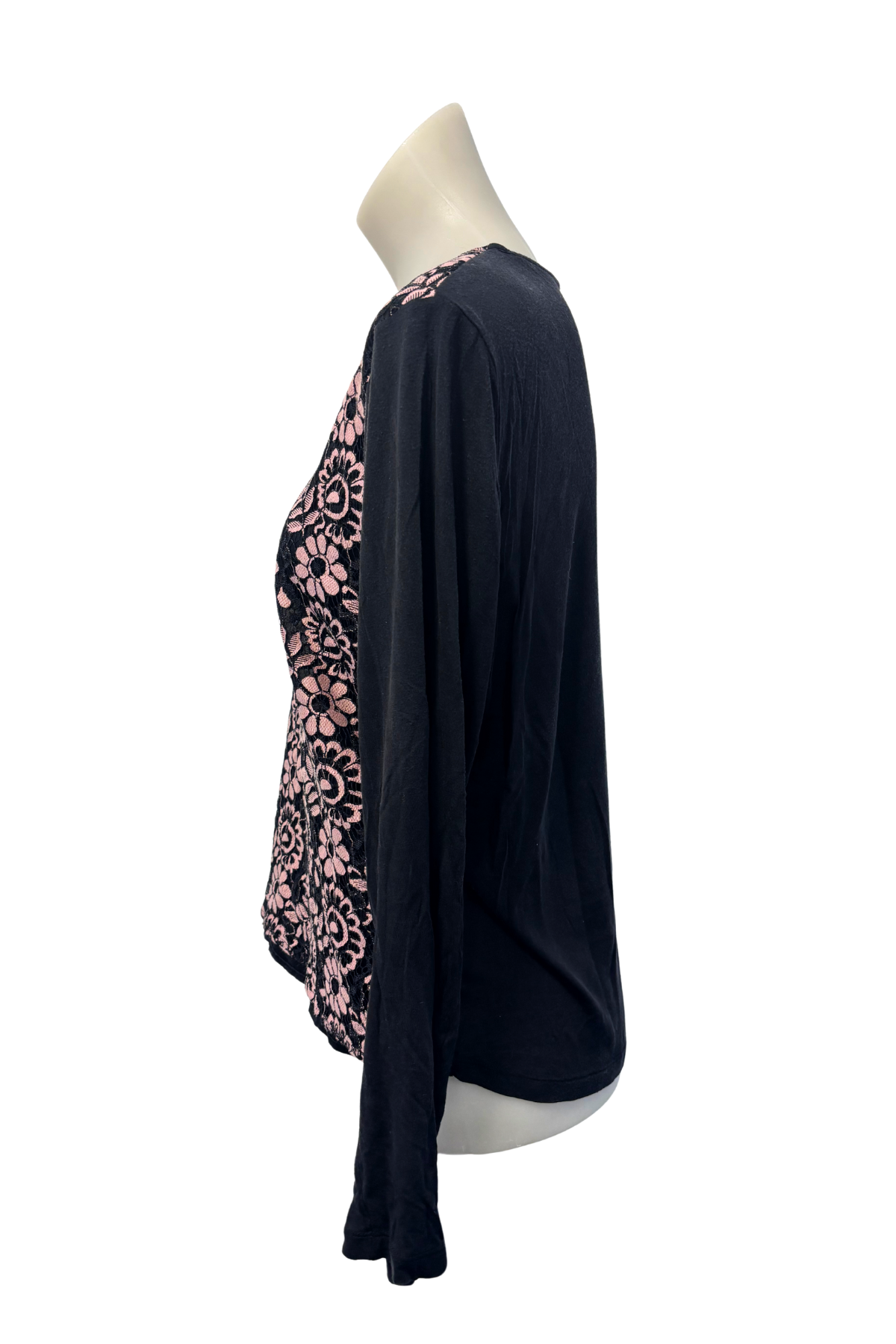 Marilyn Seyb floral lace blouse, 14