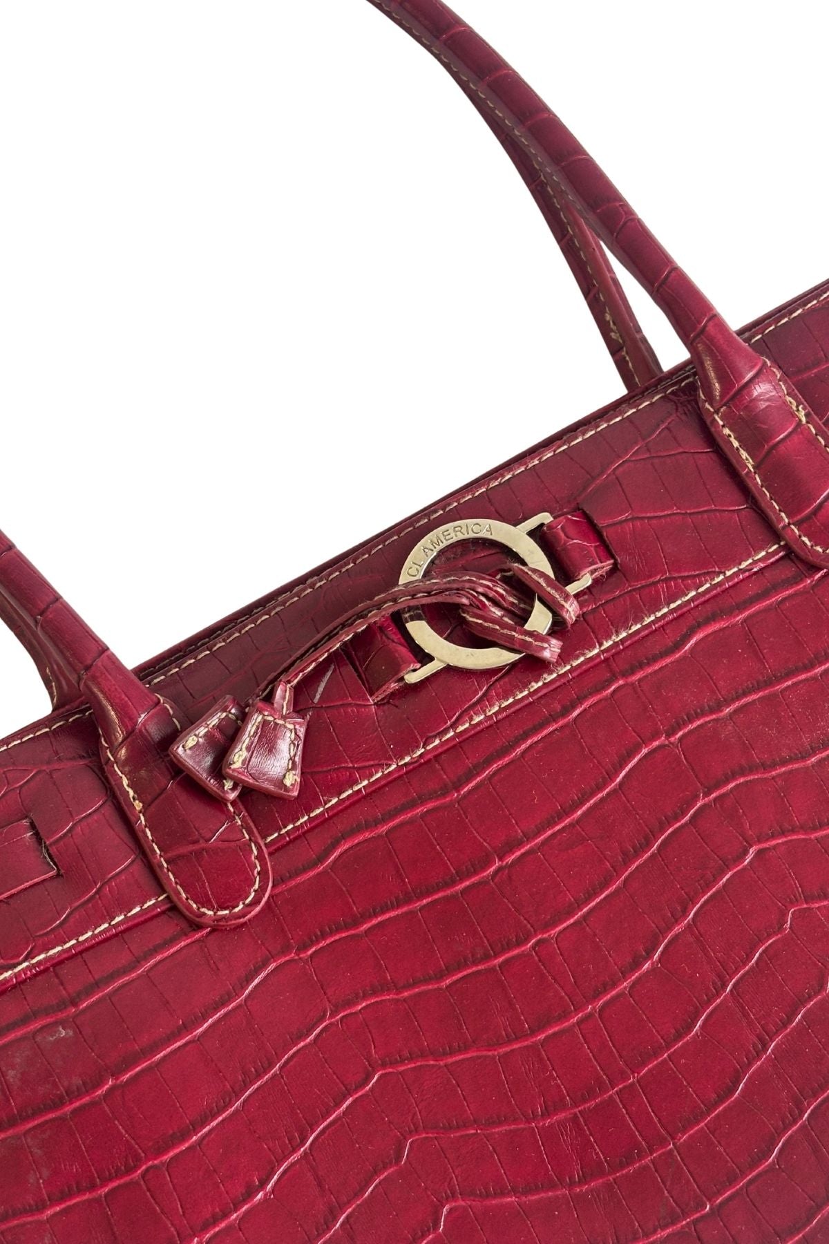 CL America red handbag