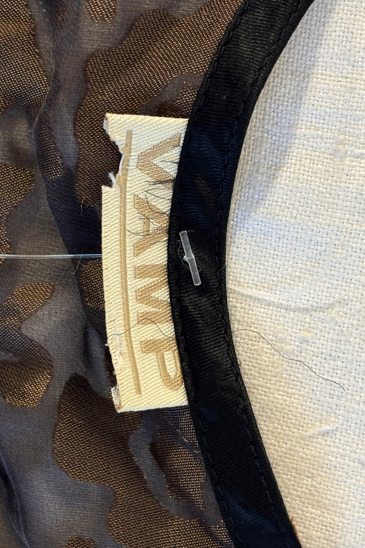 Vamp copper roses mesh tunic, S/M