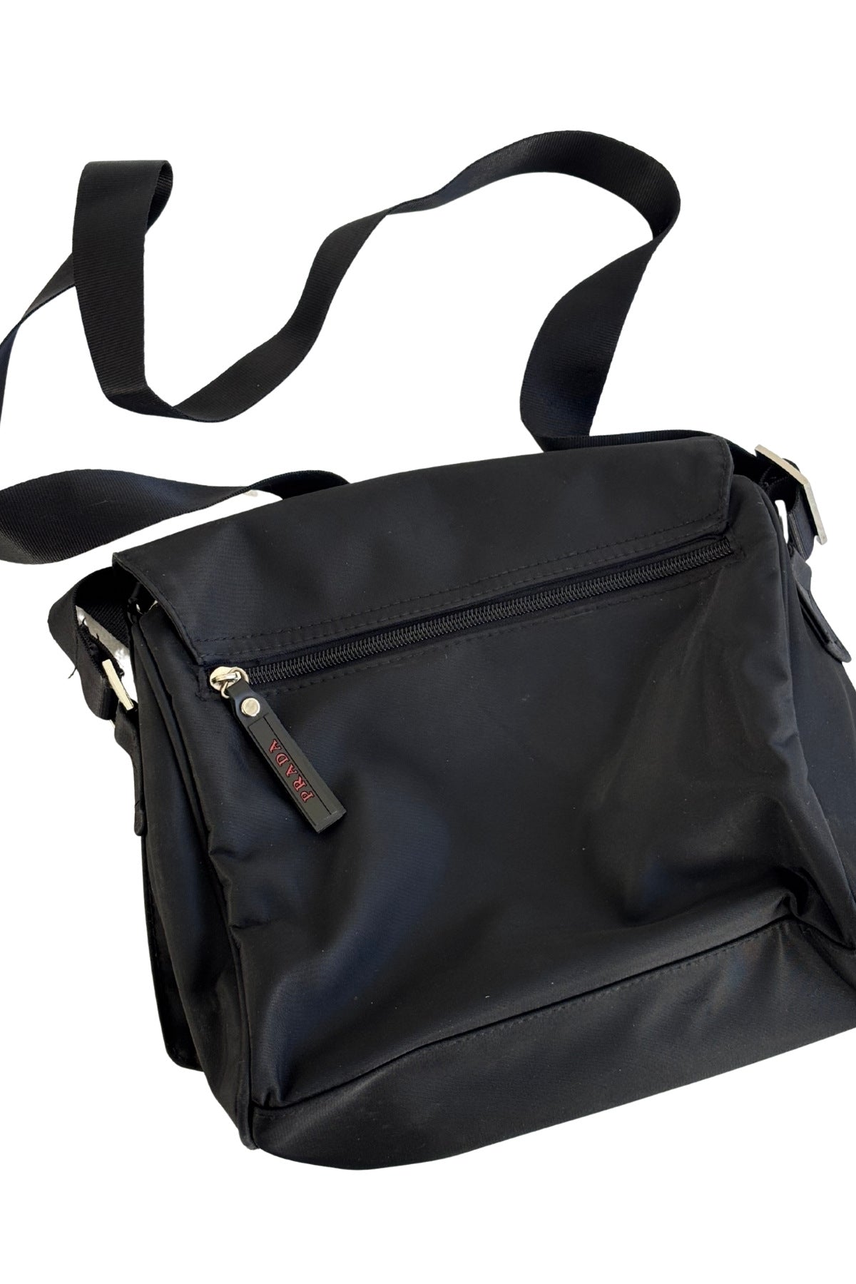 Vintage 1999 Prada pocket square messenger bag