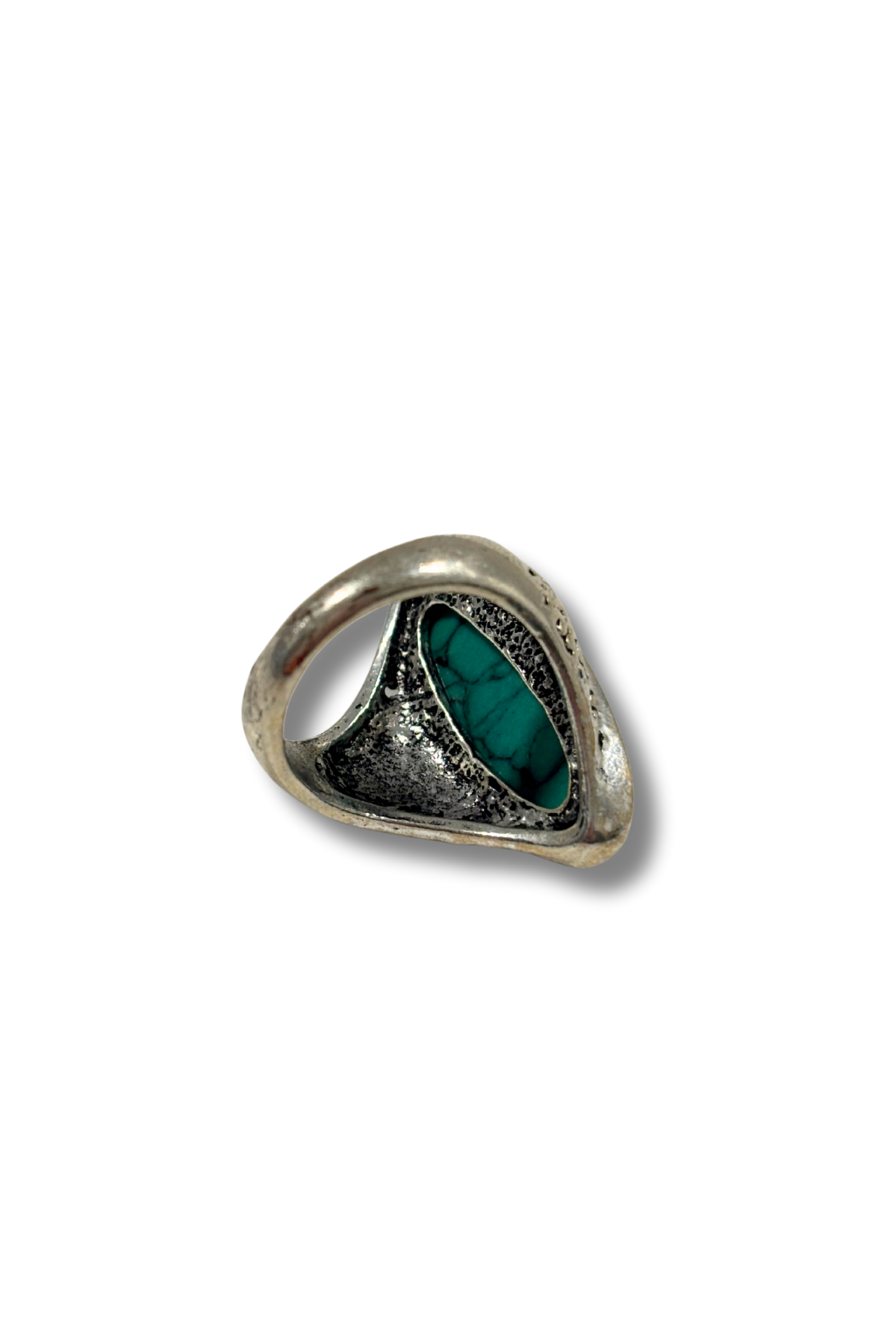 Faux turquoise chunky ring
