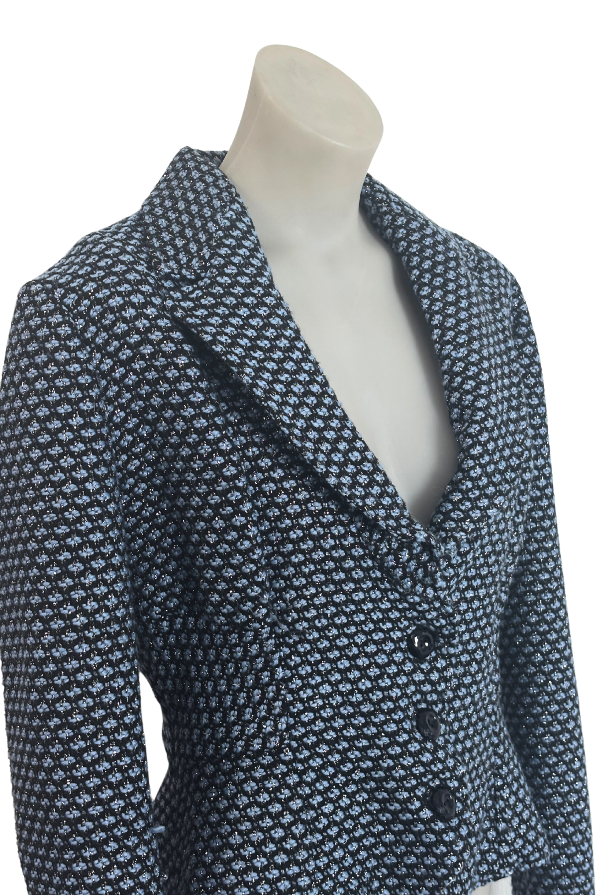 Sparkly Cropped Blazer, S