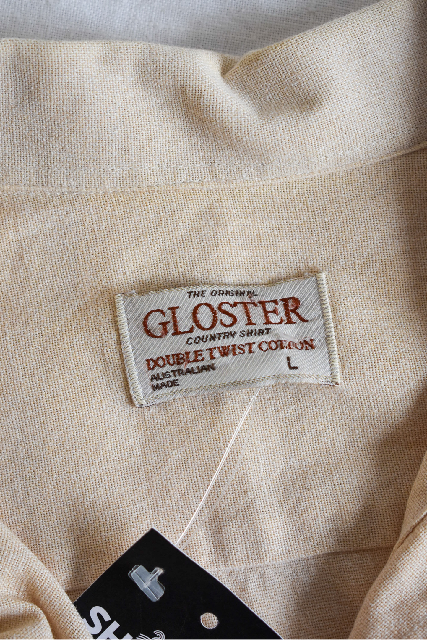 Gloster Country Shirt men's cotton button up, L