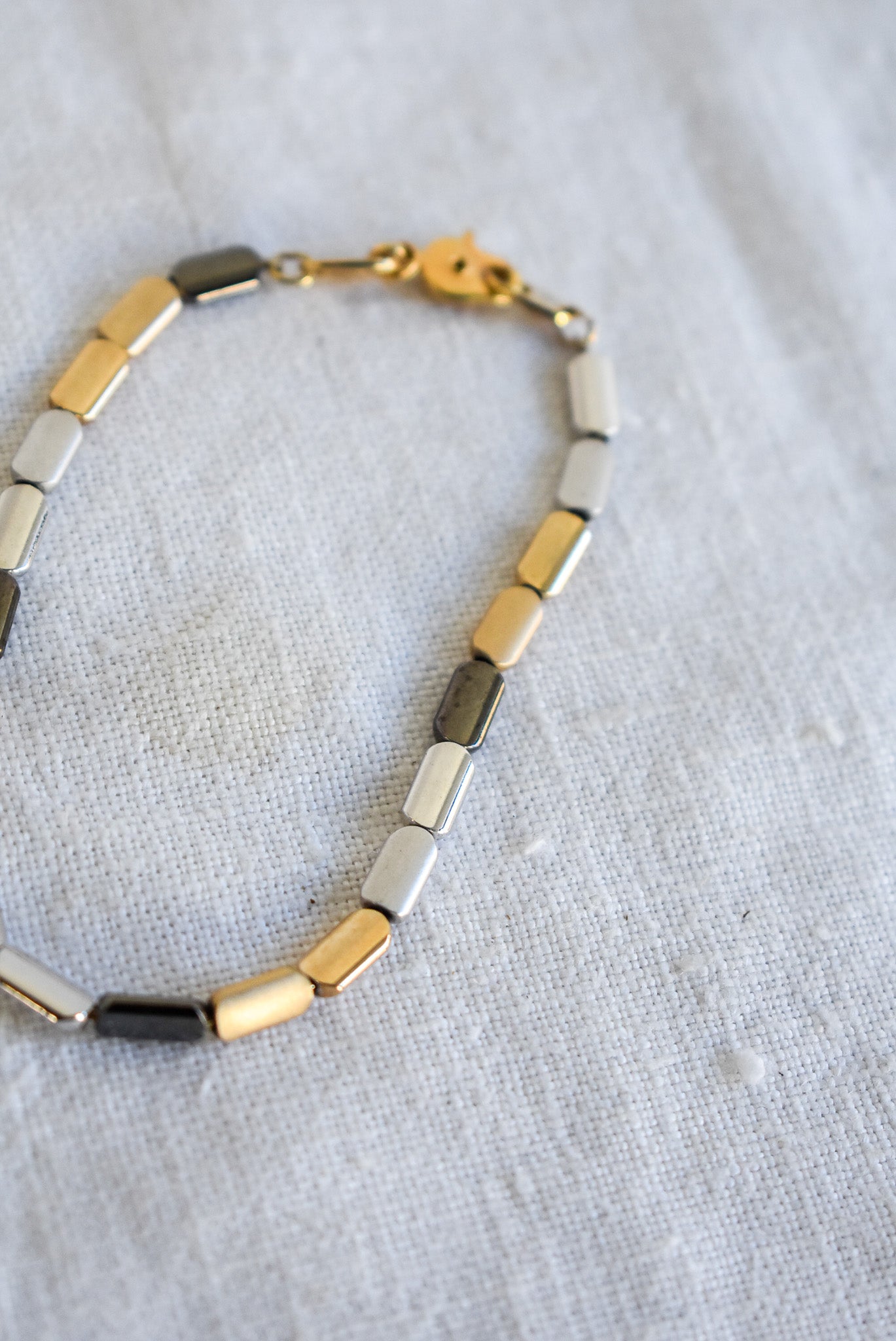 Beautifully made Tri toned bracelet