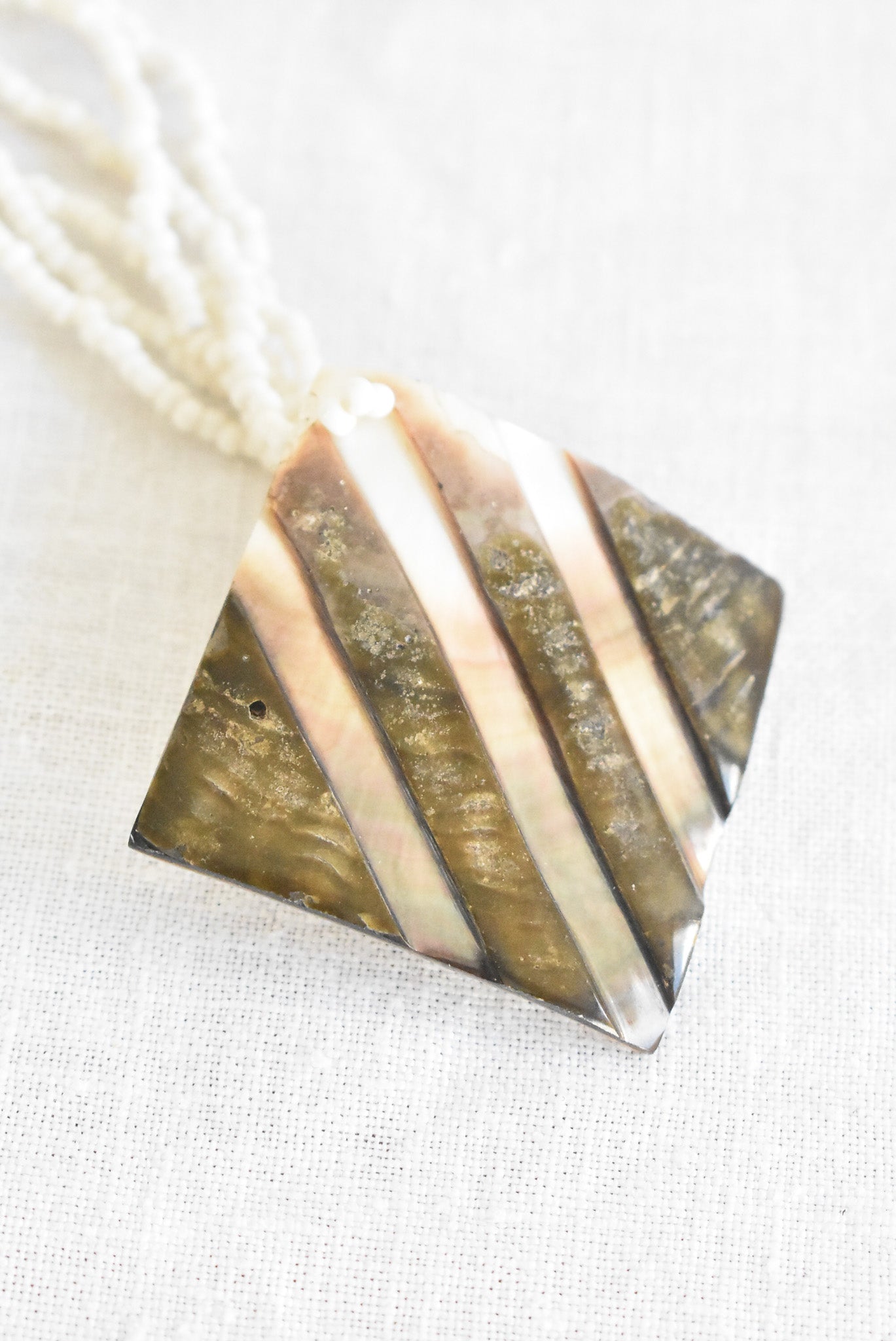 Gorgeous shell statement necklace