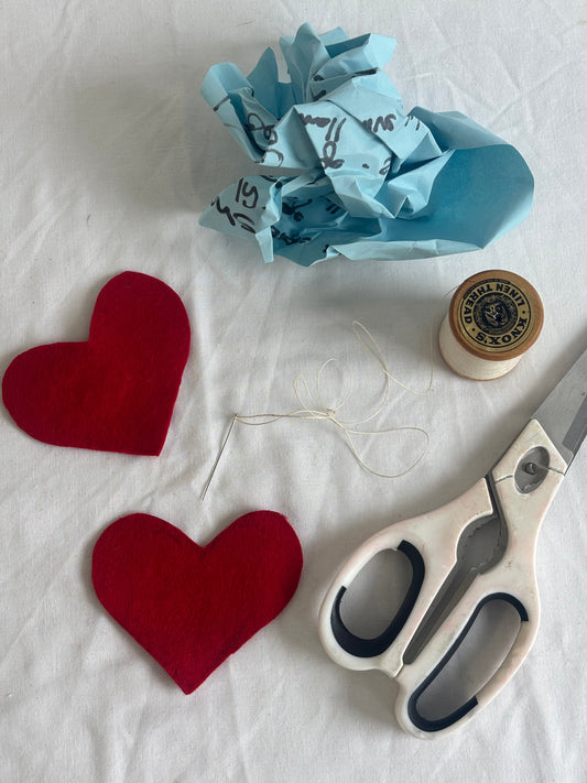 How to Make a Scrap Fabric Ornament (Beginner friendly upcycle project)