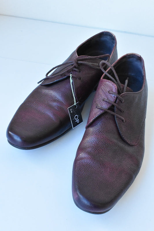 Giancarlo Moretti red leather shoes, size 44