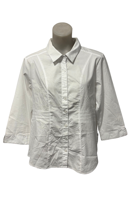 Analytic white blouse, 18