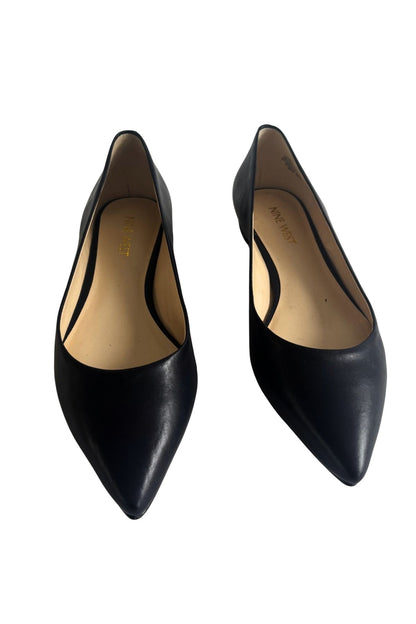 Nine West navy leather ballet flats, 6 1/2