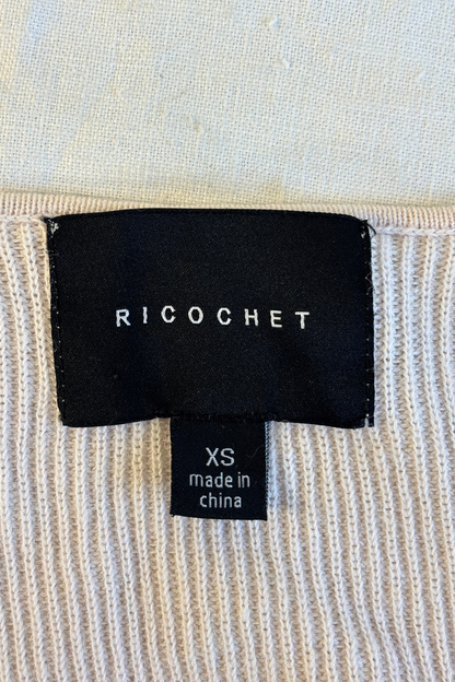 Ricochet V-neck asymmetrical sweater, XS