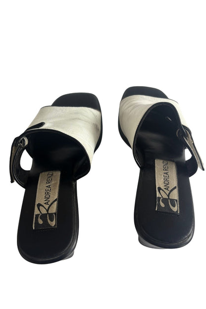 Andrea Renzi leather kitten heels, 6