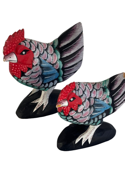 Wooden chicken set