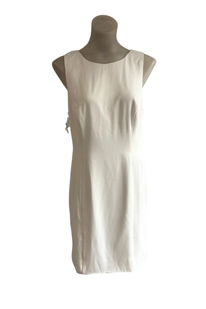 Fame And Partners white structured dress, 14 NWT