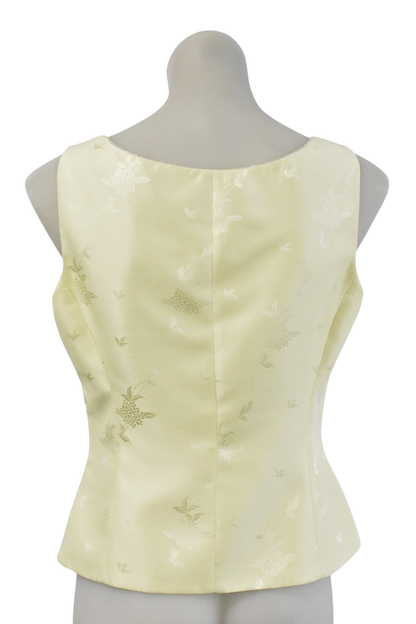 Vintage Anthea Crawford silk lemon cami, 10