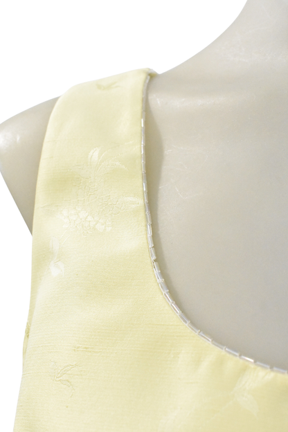 Vintage Anthea Crawford silk lemon cami, 10