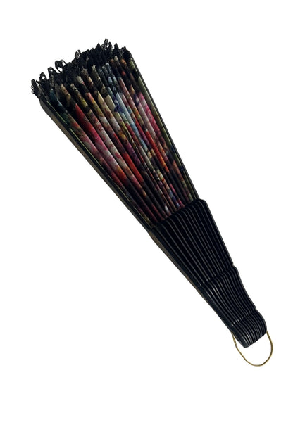 Floral oriental fan