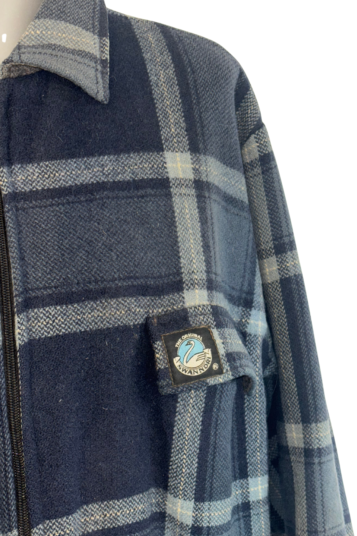 The Original Swanndri NZ made wool full zip jacket, XL