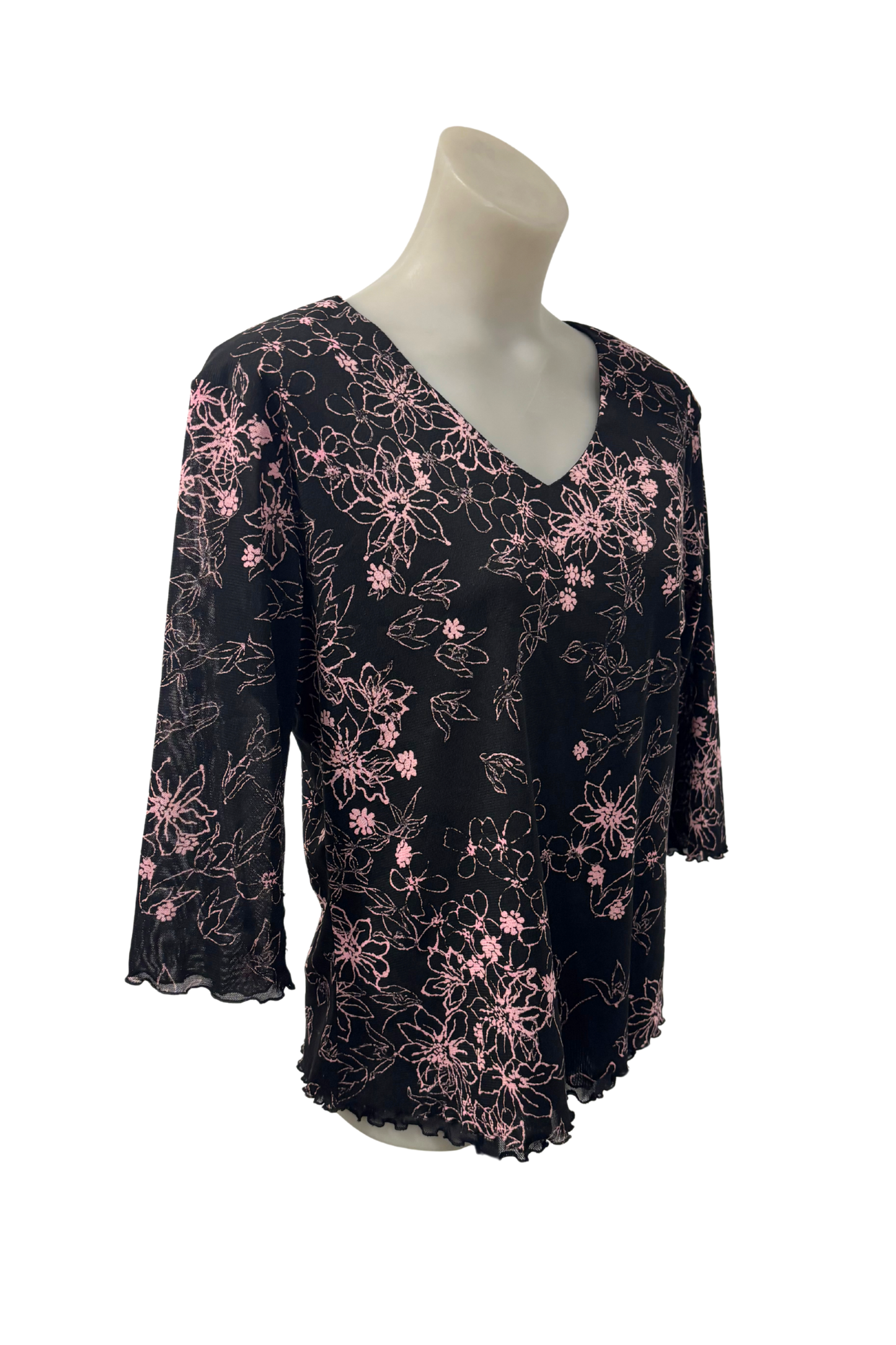 Joanna Morgan NZ made mesh Blouse, S