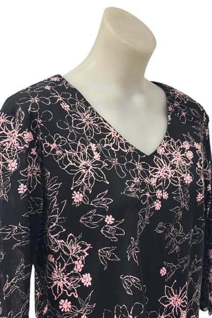 Joanna Morgan NZ made mesh Blouse, S