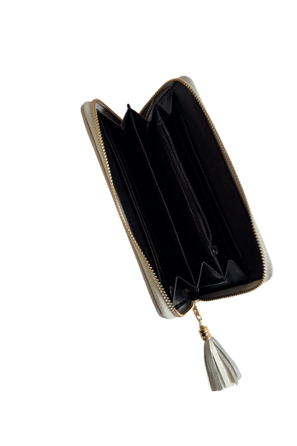 Aztec design faux leather wallet