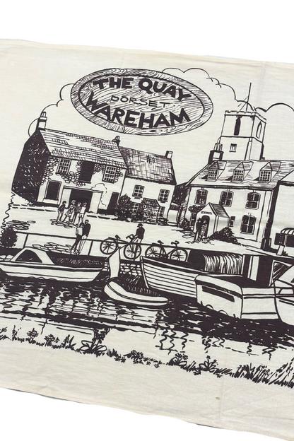 The Quay Dorset Wareham tea towel