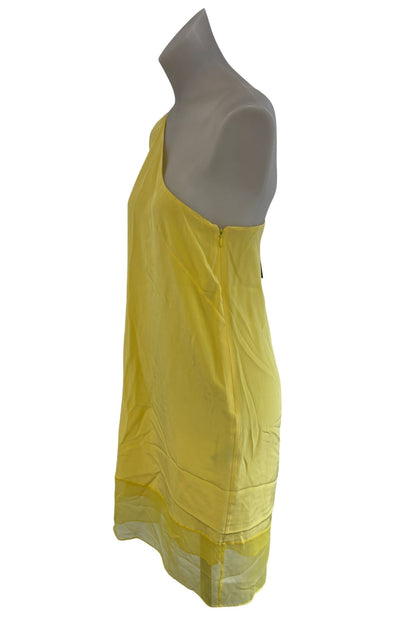 Tibi NYC yellow silk dress, 8