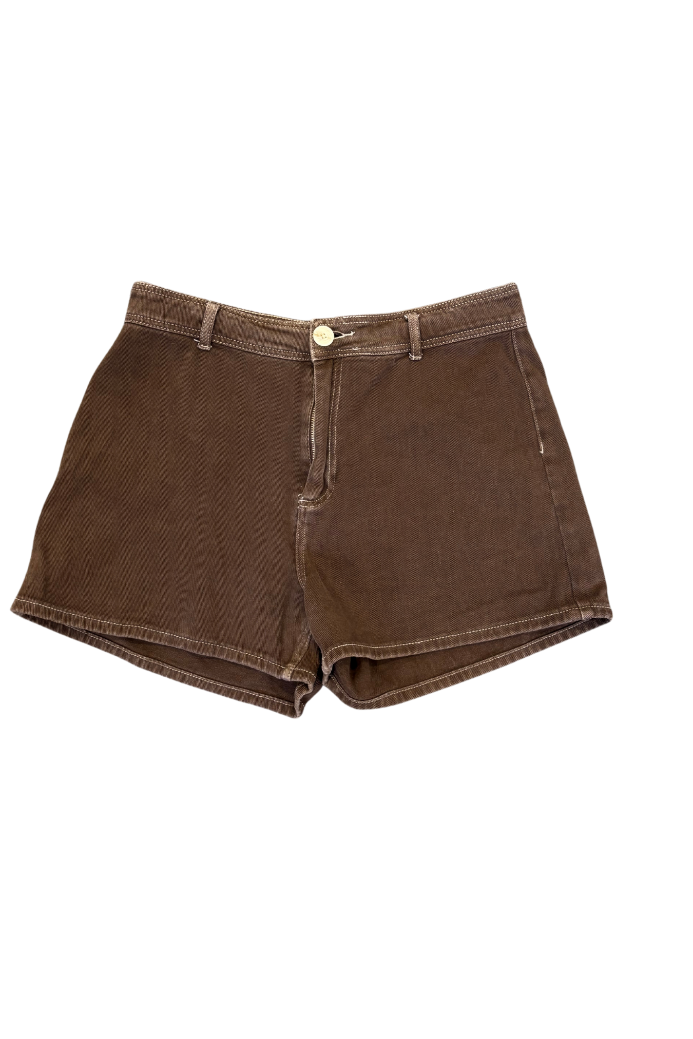 Chanda brown denim shorts, 14