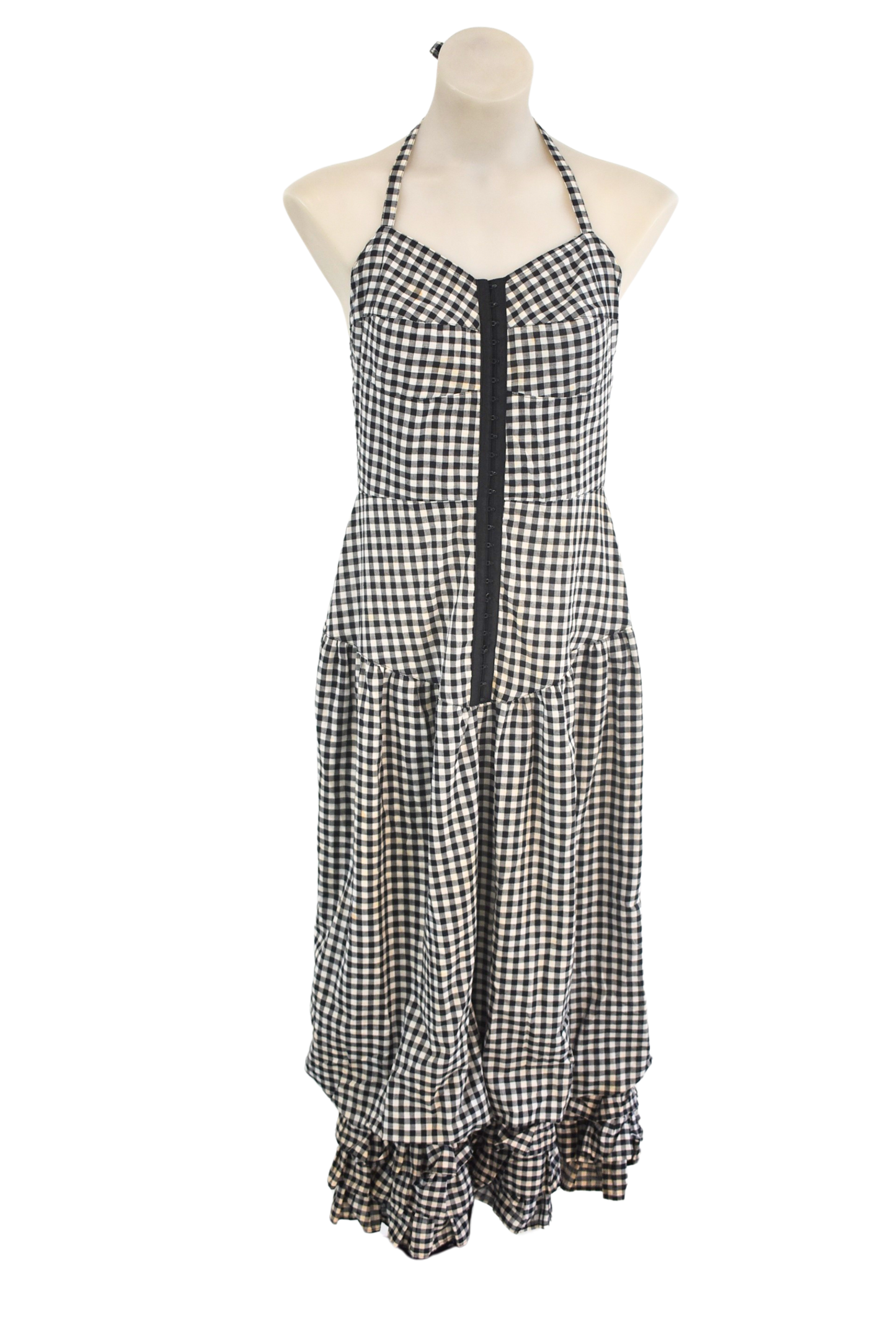 Stewart Limmer NZ made checkered dress, 12