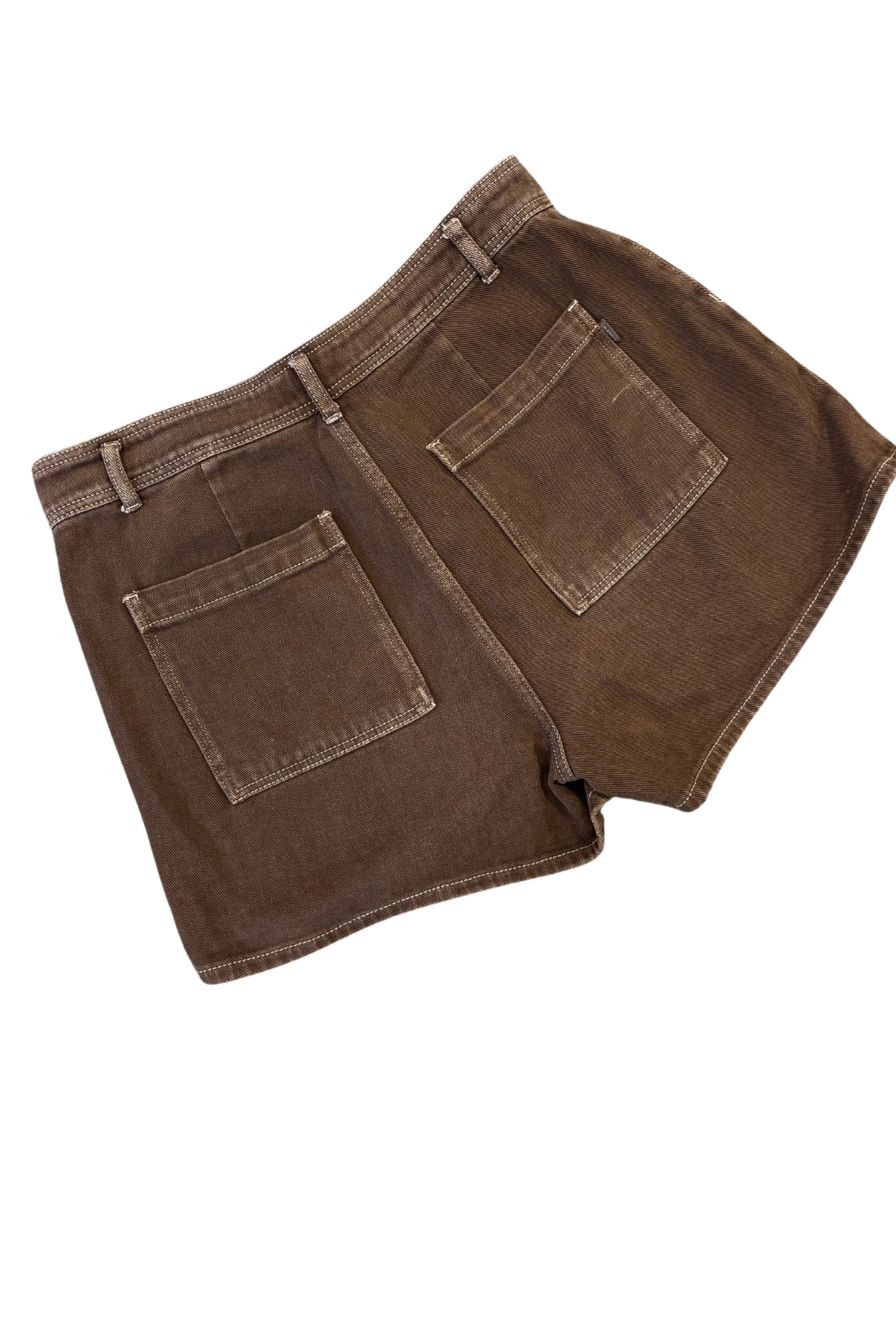 Chanda brown denim shorts, 14