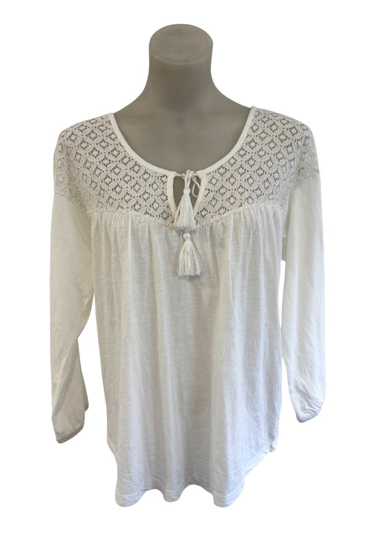 Ripcurl white cotton blouse, 10