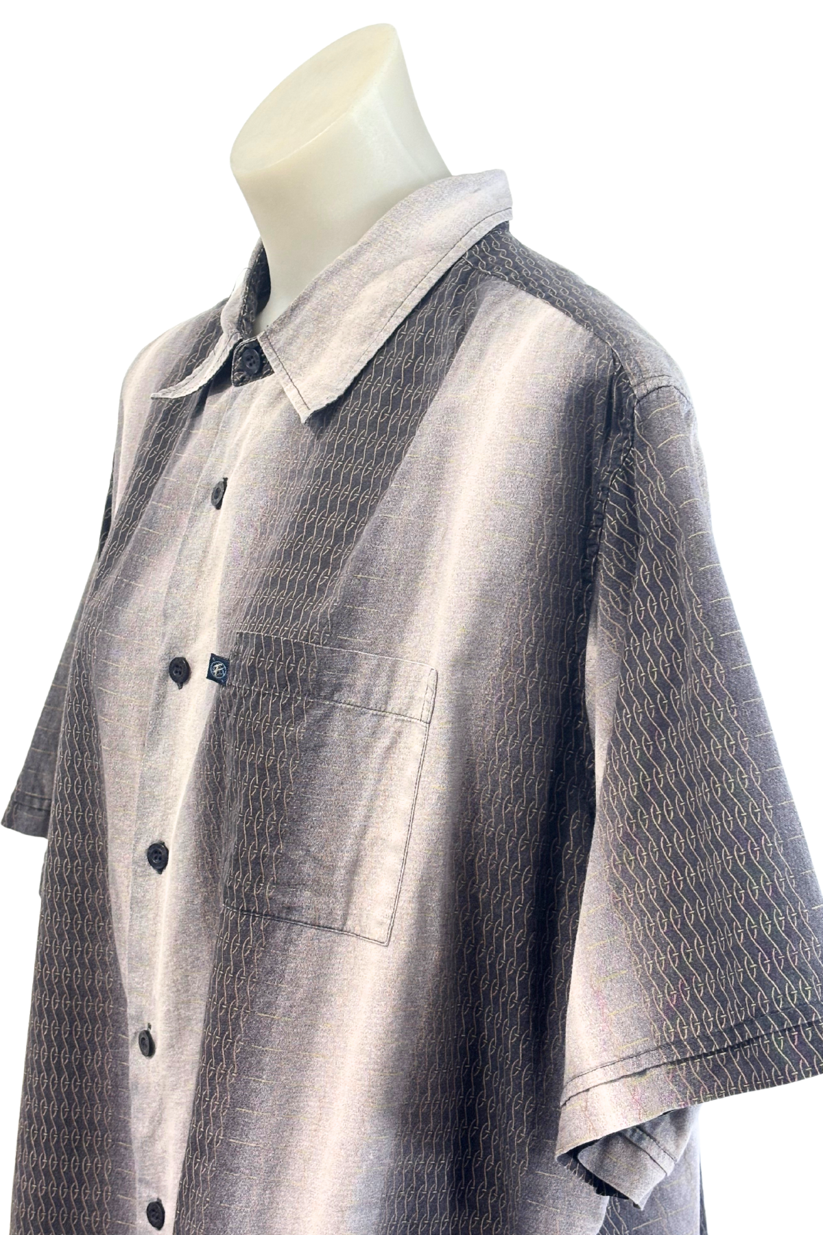 Function Frans Co Grey button up Shirt, XL