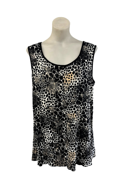 Amy Taylor NZ made animal print tank top, 16