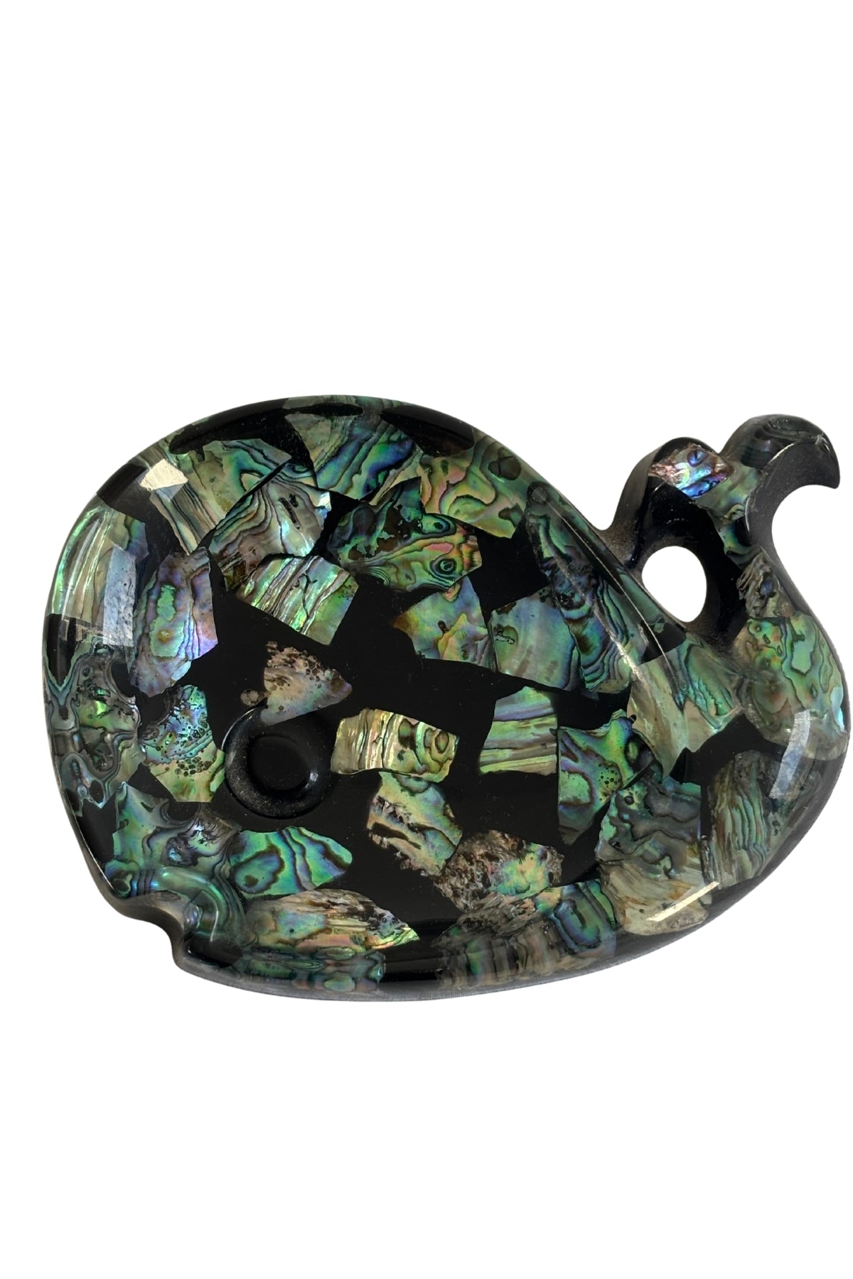 Paua shell whale ash tray