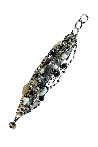 Multi strand beaded bracelet