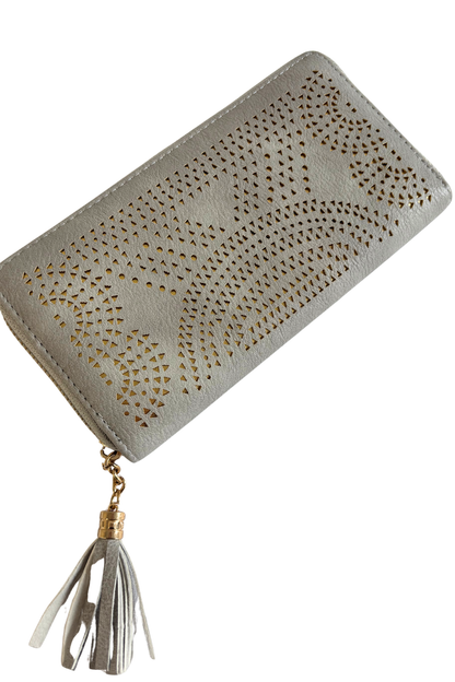 Aztec design faux leather wallet