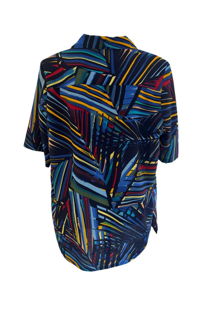 Classique groovy retro blouse, L