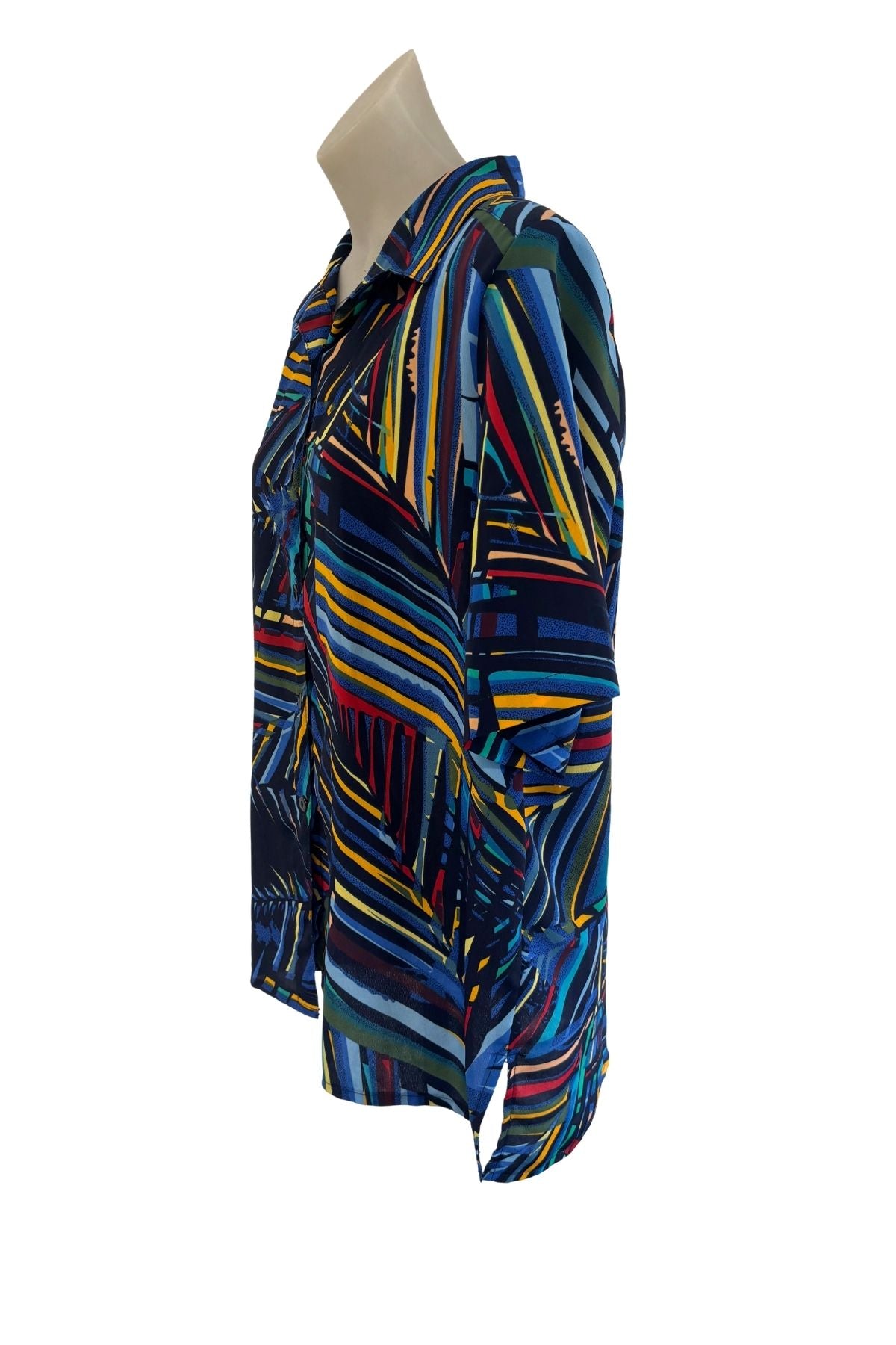 Classique groovy retro blouse, L