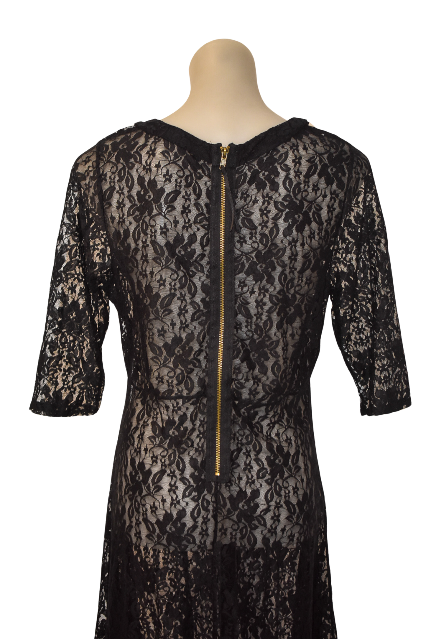 Sass black lacey babydoll dress, 14