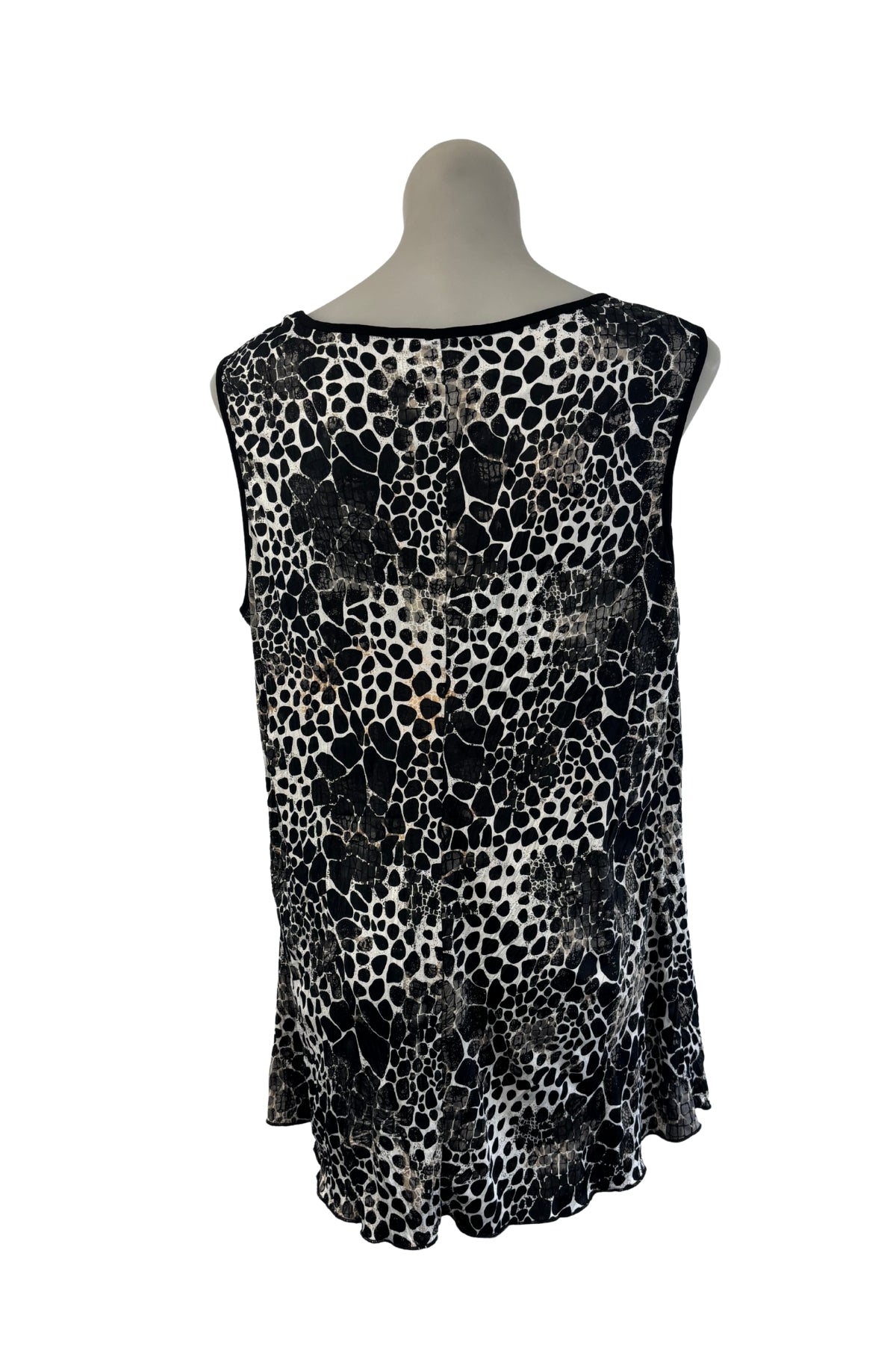 Amy Taylor NZ made animal print tank top, 16