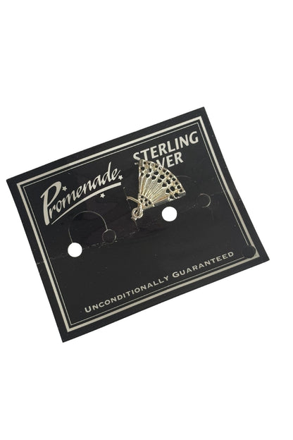 Promenade sterling silver fan charm
