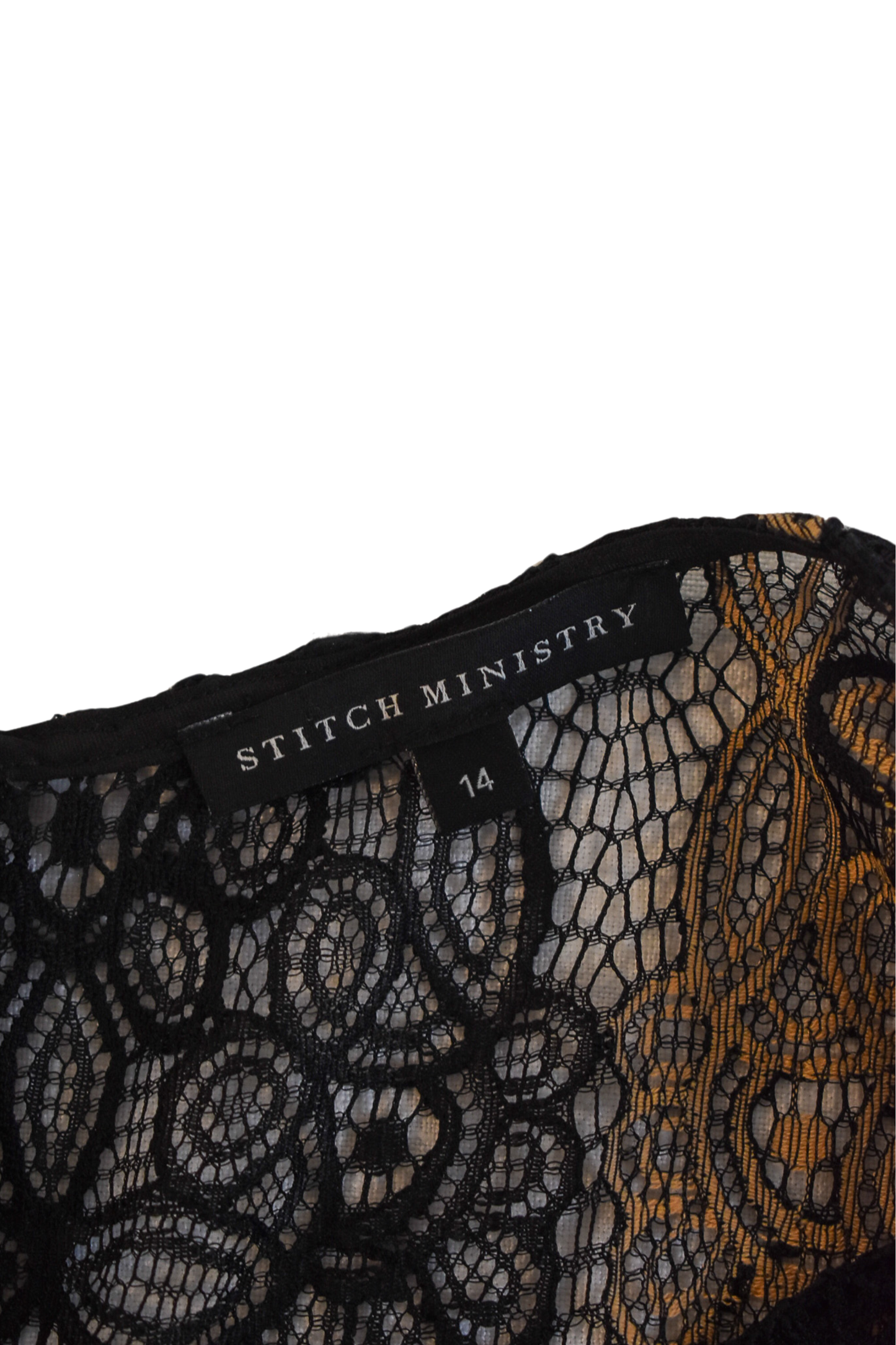 Stitch Ministry chunky lace dress, 14