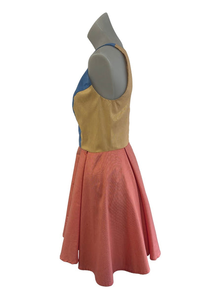 Harriett Falvey With Love NZ made tri-toned dress, S