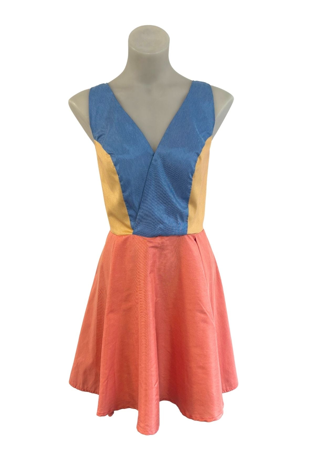 Harriett Falvey With Love NZ made tri-toned dress, S