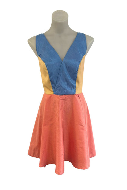 Harriett Falvey With Love NZ made tri-toned dress, S